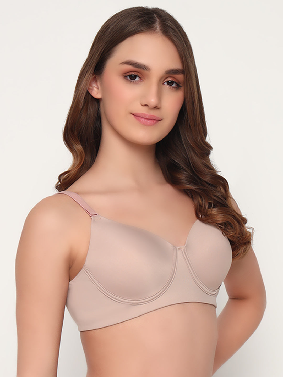 Seamless Ultra Smoothening Invisi Padded Wirefree Full Coverage T-Shirt Bra (ALICE)