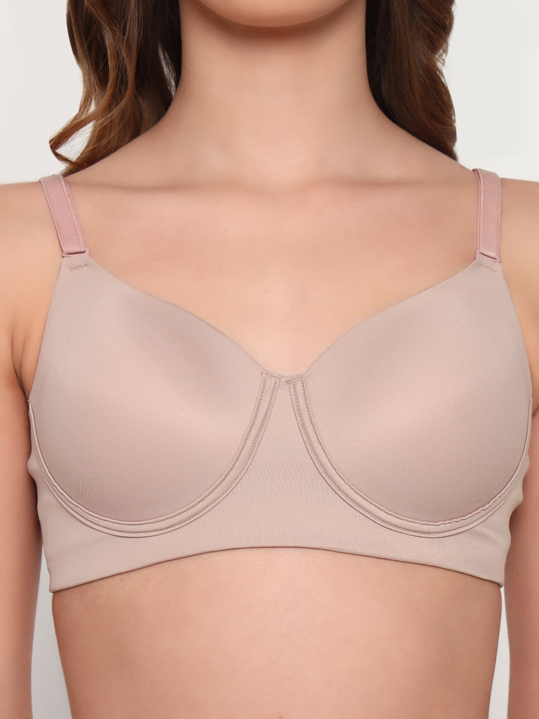 Seamless Ultra Smoothening Invisi Padded Wirefree Full Coverage T-Shirt Bra (ALICE)