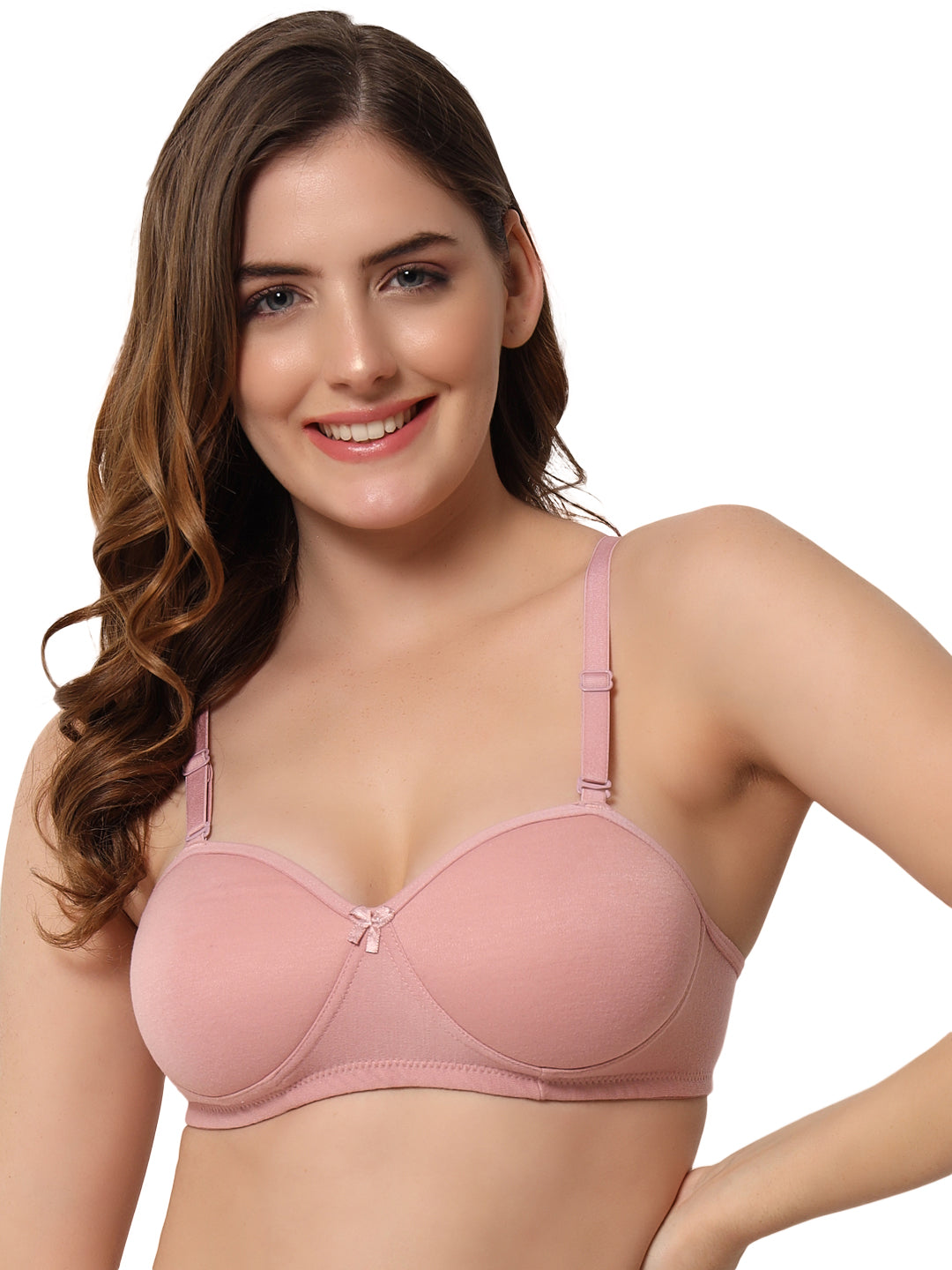 Effectinn Seamless in Demi cup Padded Bra- MUSKAN