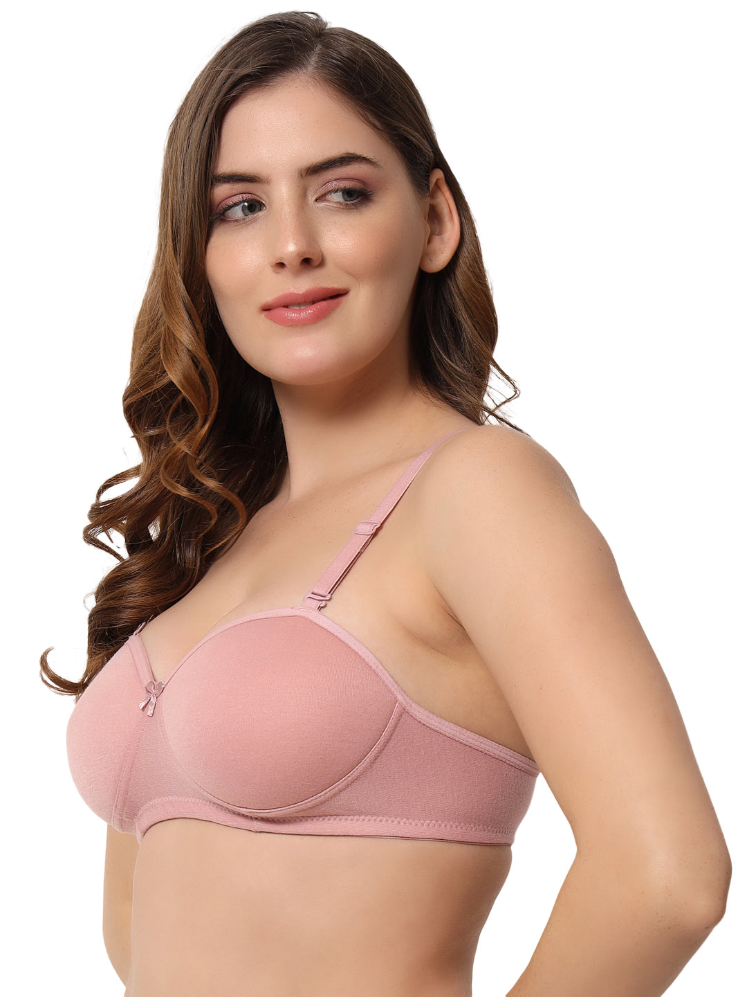 Effectinn Seamless in Demi cup Padded Bra- MUSKAN