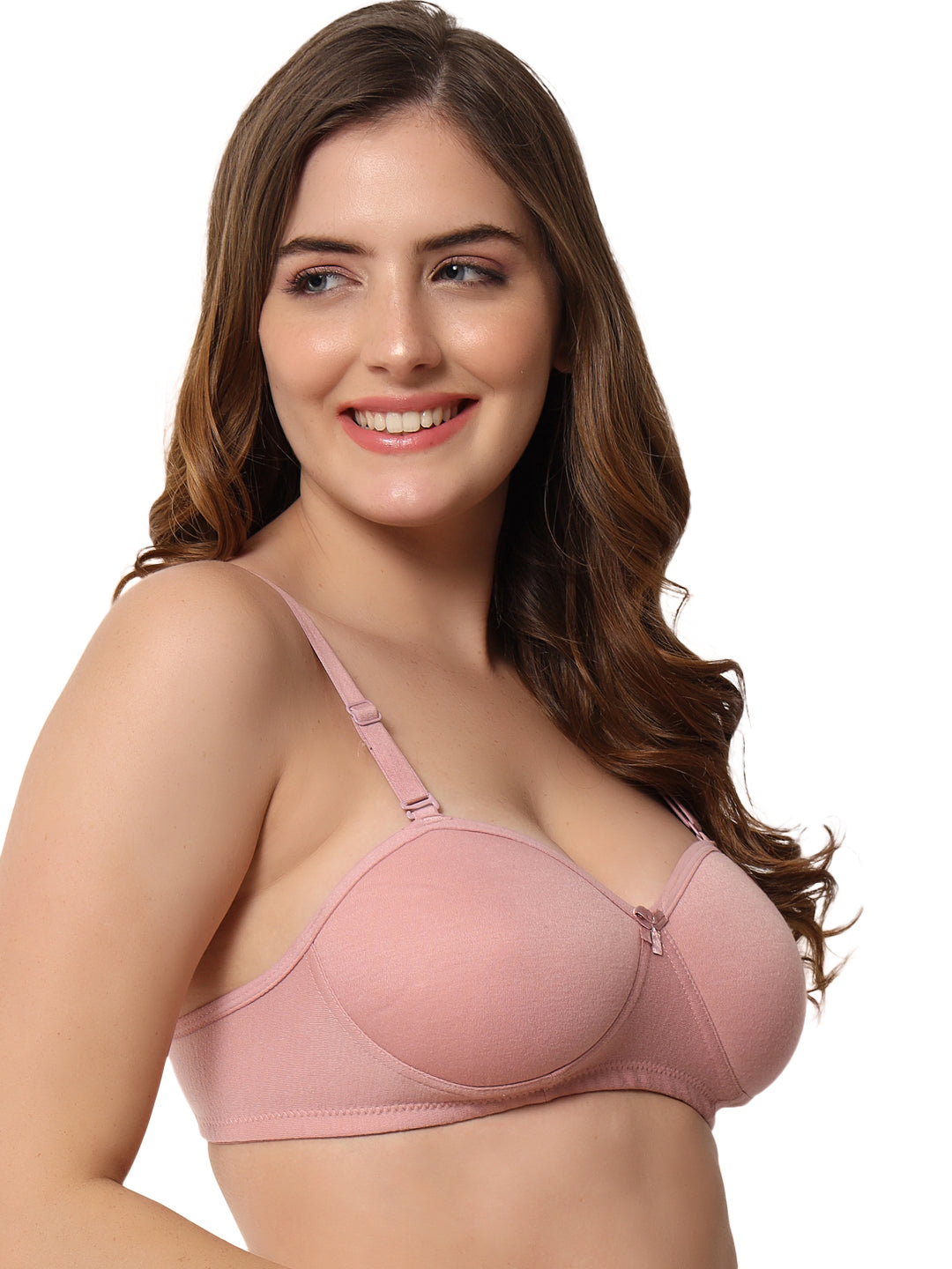 Effectinn Seamless in Demi cup Padded Bra- MUSKAN