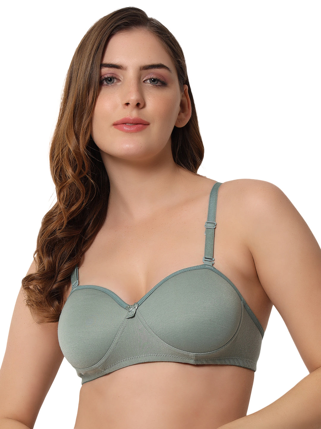 Effectinn Seamless in Demi cup Padded Bra- MUSKAN