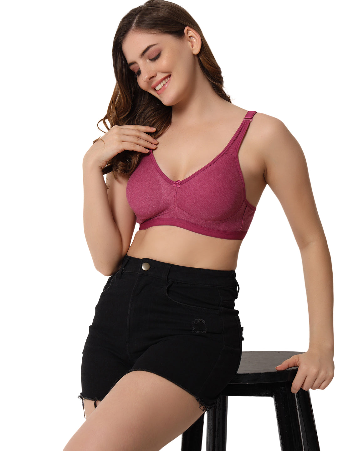 Effectinn Combo Pack Non_Wired, Full Coverage & Non Padded Bra (CMBE_01)