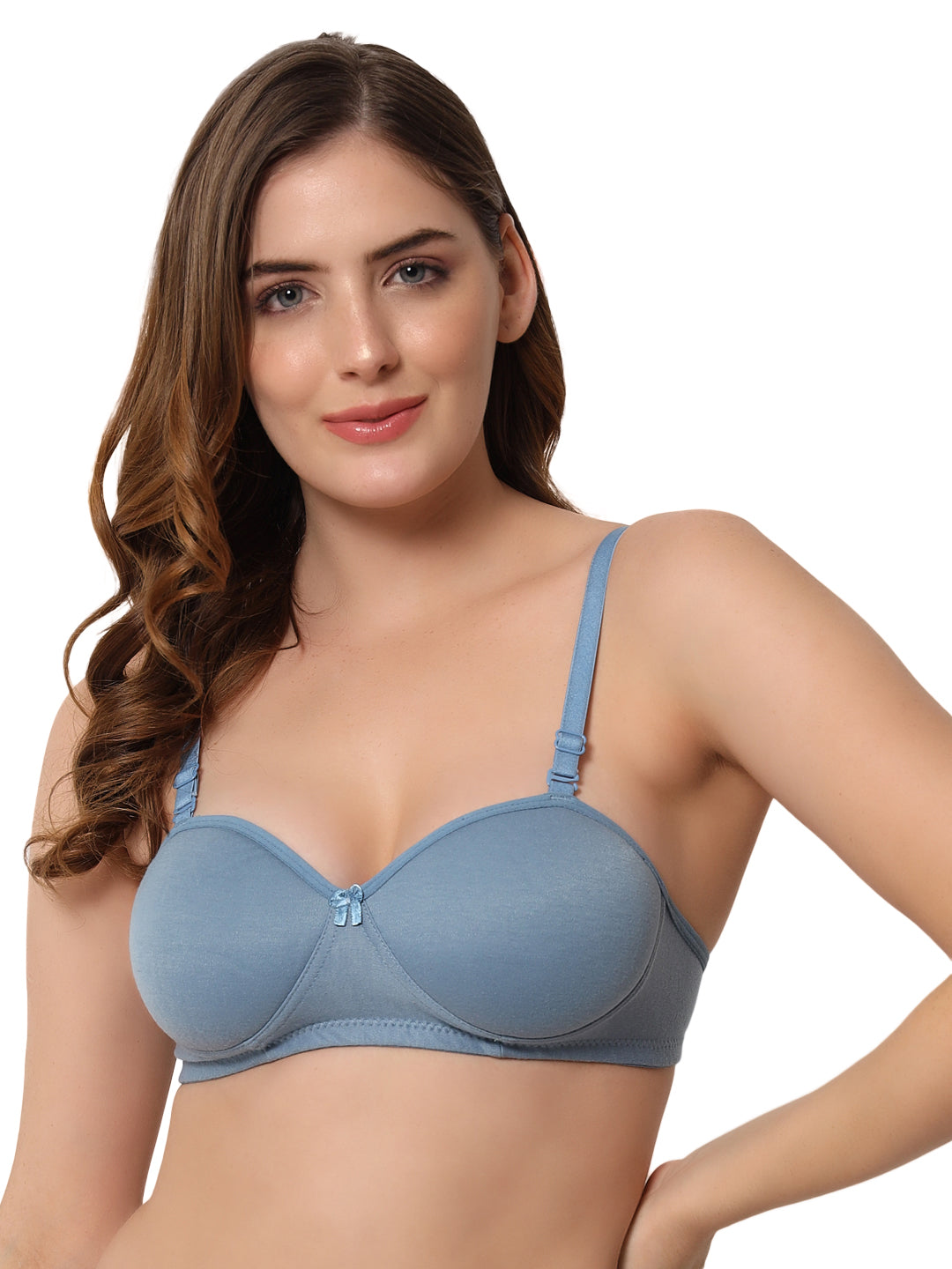 Effectinn Seamless in Demi cup Padded Bra- MUSKAN