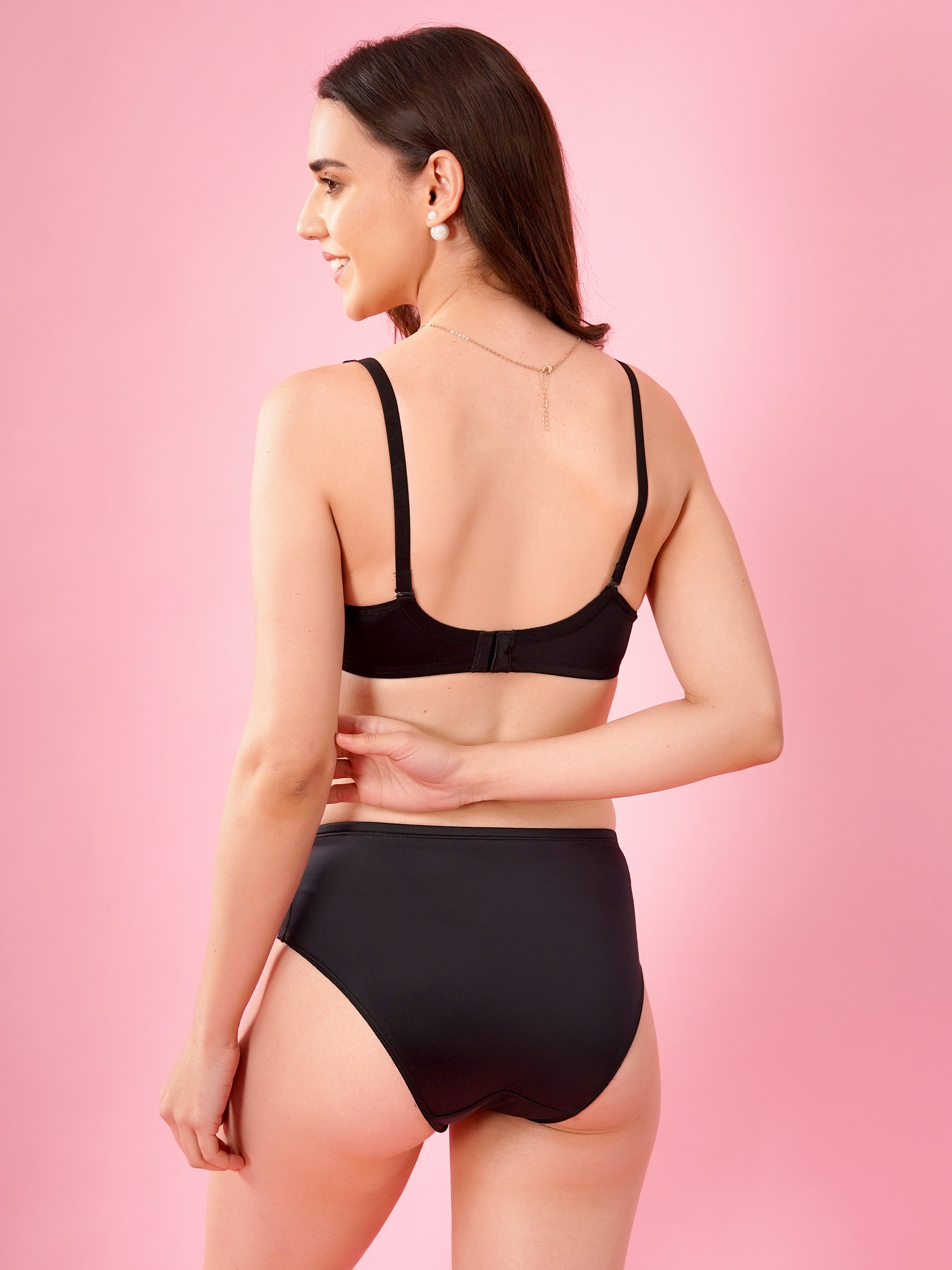 Shine Luxury Padded Bra & Panty Set | Elegant Smooth Fit Lingerie (SHINE PAD SET)