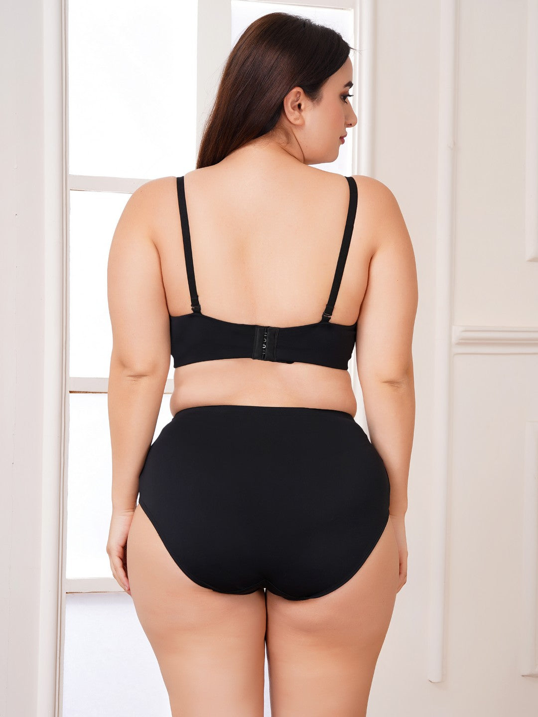 Effectinn Lingerie Curve Confidence Demi Cup Bra & High-Waist Panty Set (DASY SET)