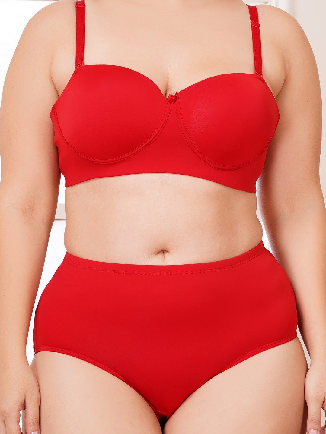Effectinn Lingerie Curve Confidence Demi Cup Bra & High-Waist Panty Set (DASY SET)