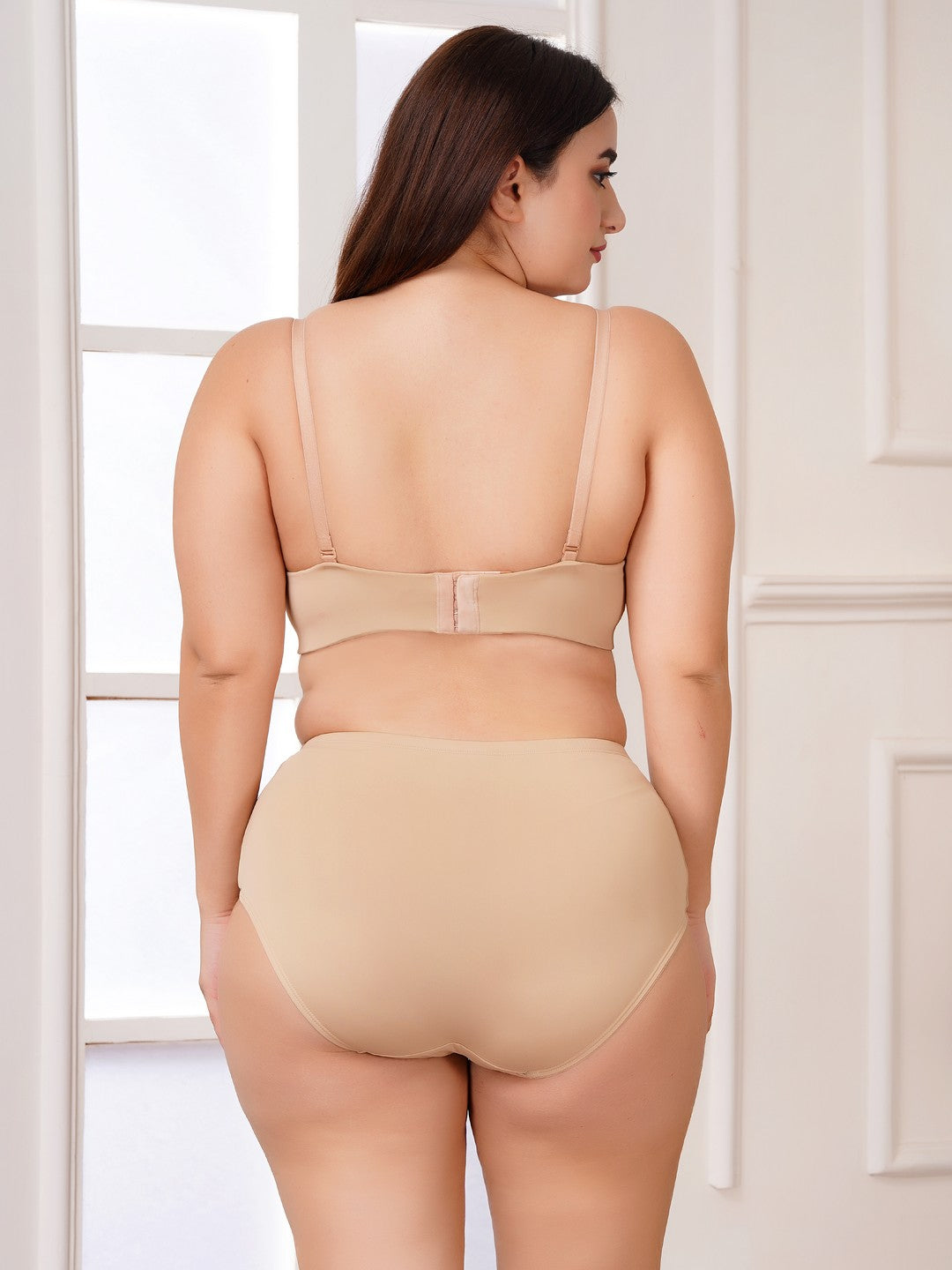 Effectinn Lingerie Curve Confidence Demi Cup Bra & High-Waist Panty Set (DASY SET)