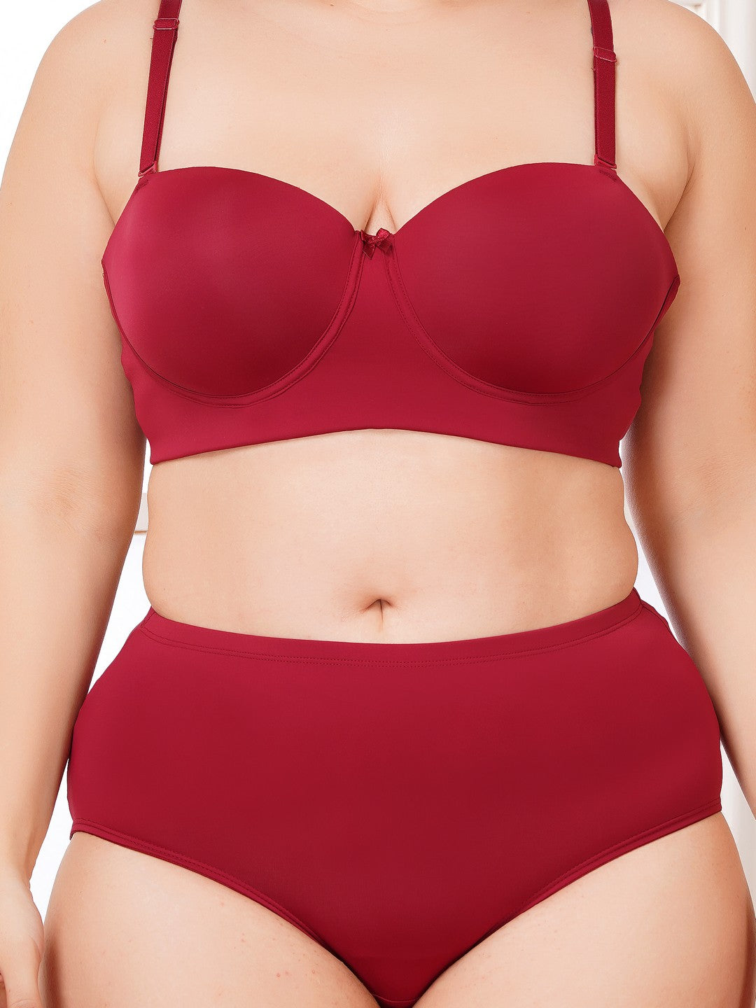 Effectinn Lingerie Curve Confidence Demi Cup Bra & High-Waist Panty Set (DASY SET)