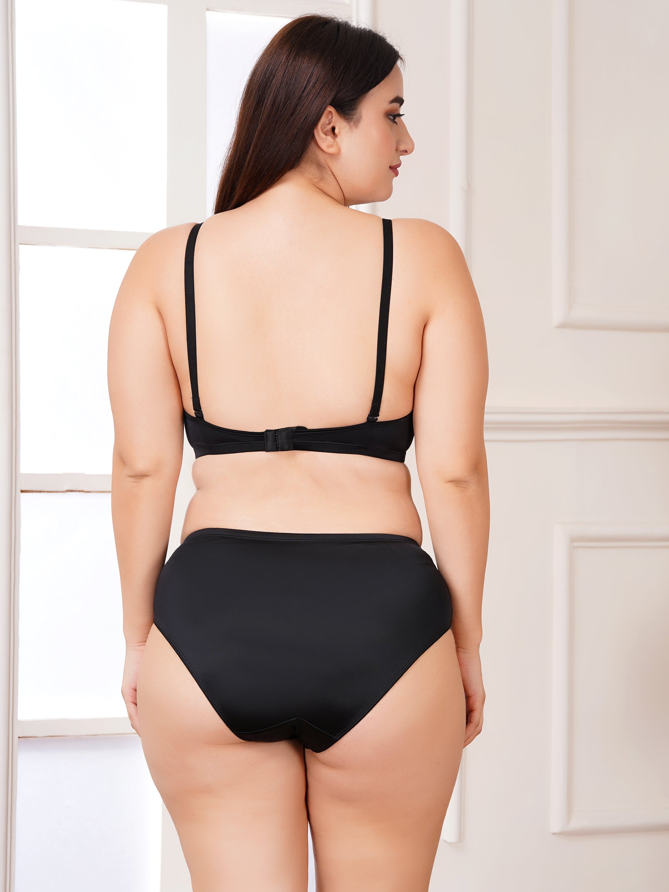 Effectinn"s Non Padded Glossy Lingerie Set (Shining Set) (Copy)