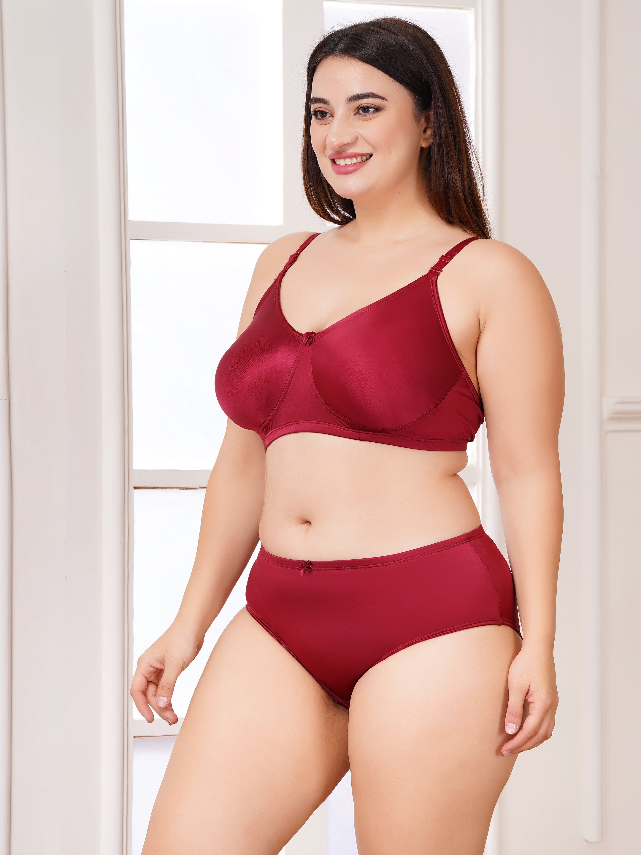 Effectinn"s Non Padded Glossy Lingerie Set (Shining Set) (Copy)