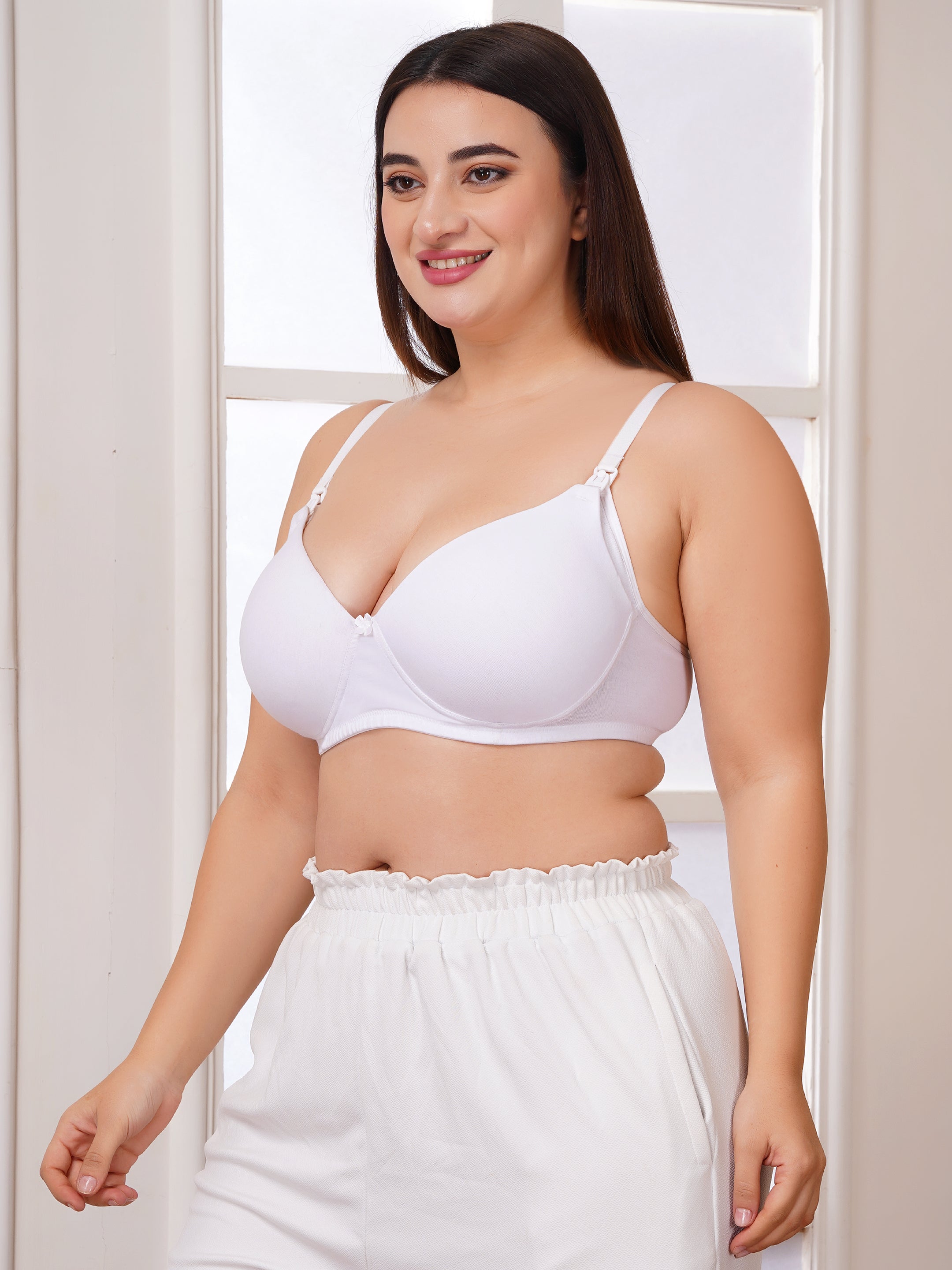 Maternity & Nursing Padded Bra for Women | Full Coverage & Stretchable Fabric (ZV-FD-PAD)
