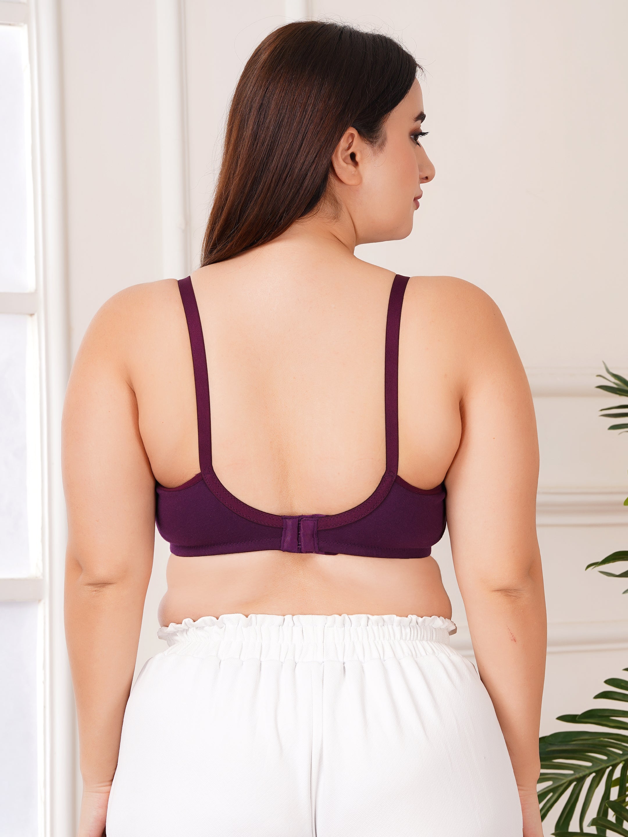 Soft Cotton Non-Padded Maternity Nursing Bra – Easy Feeding Bra for New Moms