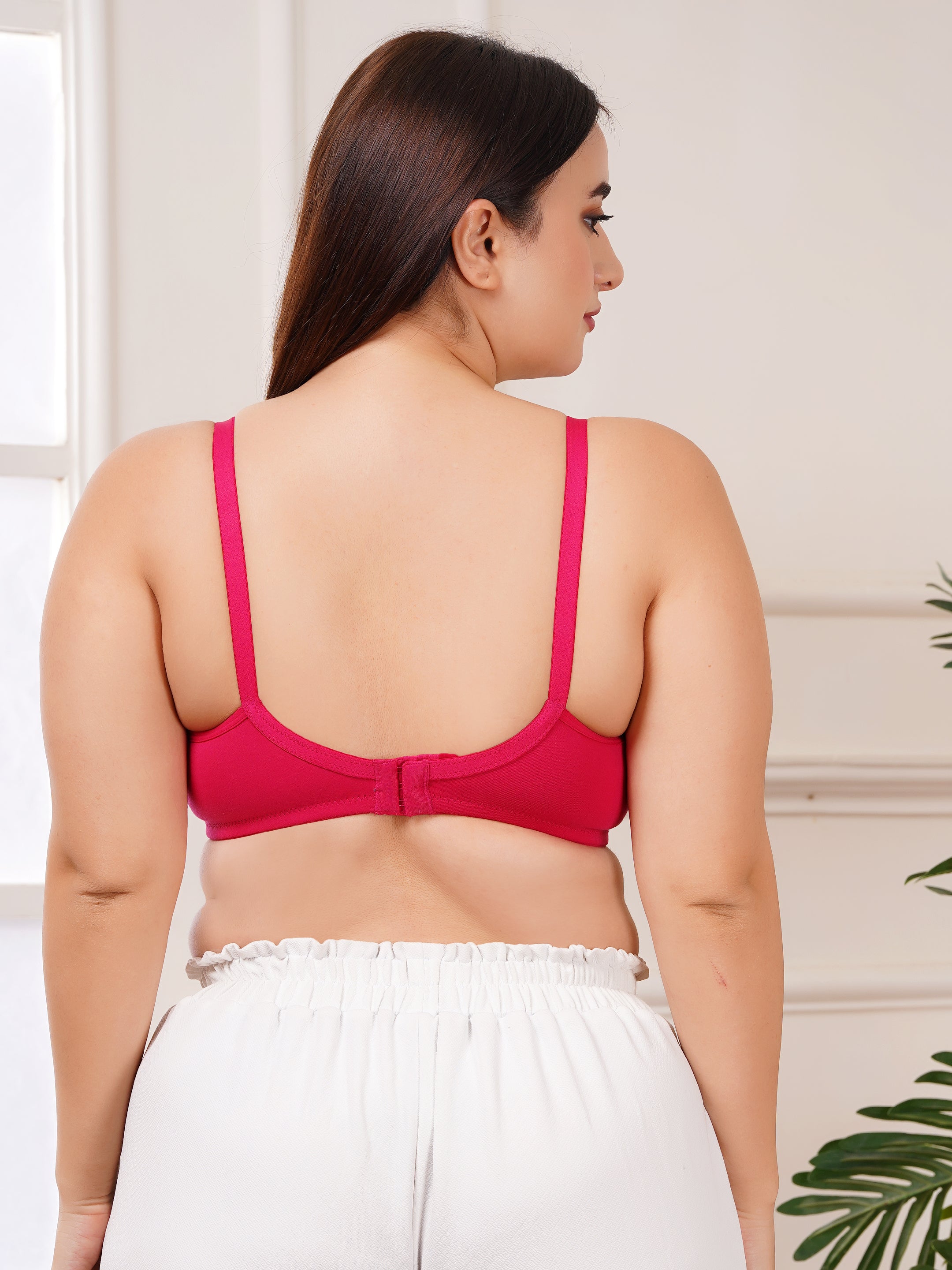 Soft Cotton Non-Padded Maternity Nursing Bra – Easy Feeding Bra for New Moms