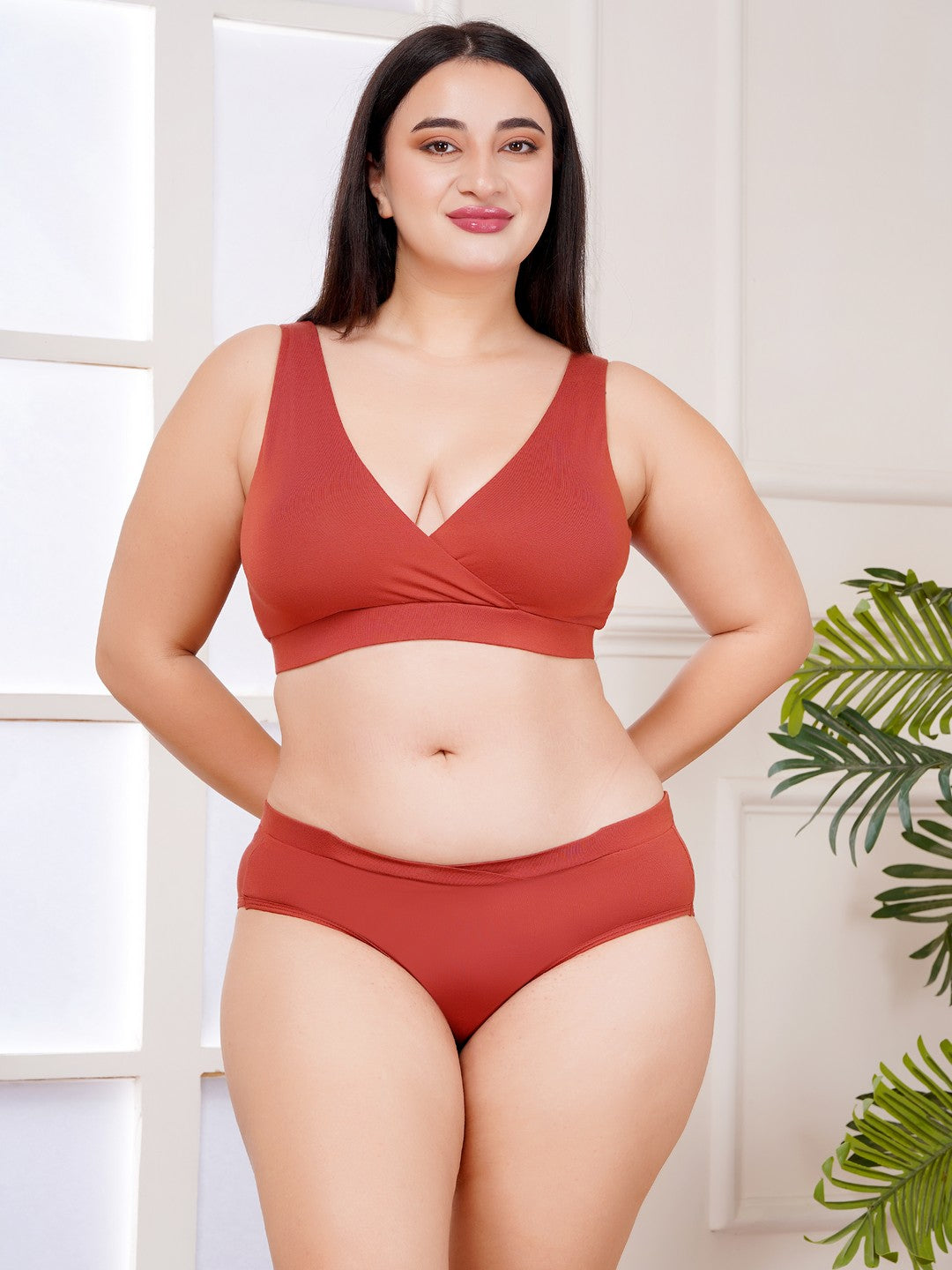 ComfortCare Seamless Wire-Free Nursing Bra & Panty Set (ZALEENA SET)