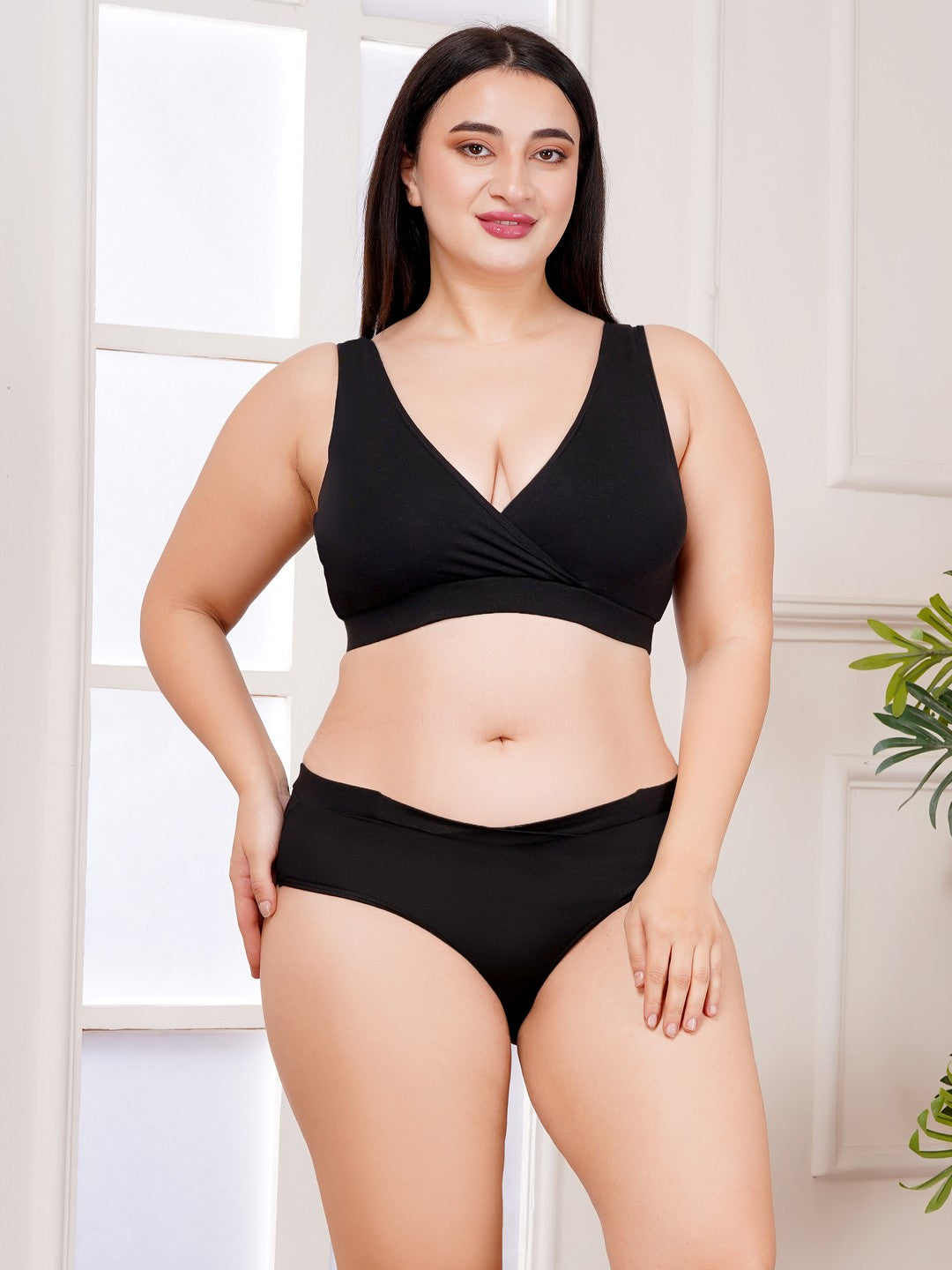 ComfortCare Seamless Wire-Free Nursing Bra & Panty Set (ZALEENA SET)