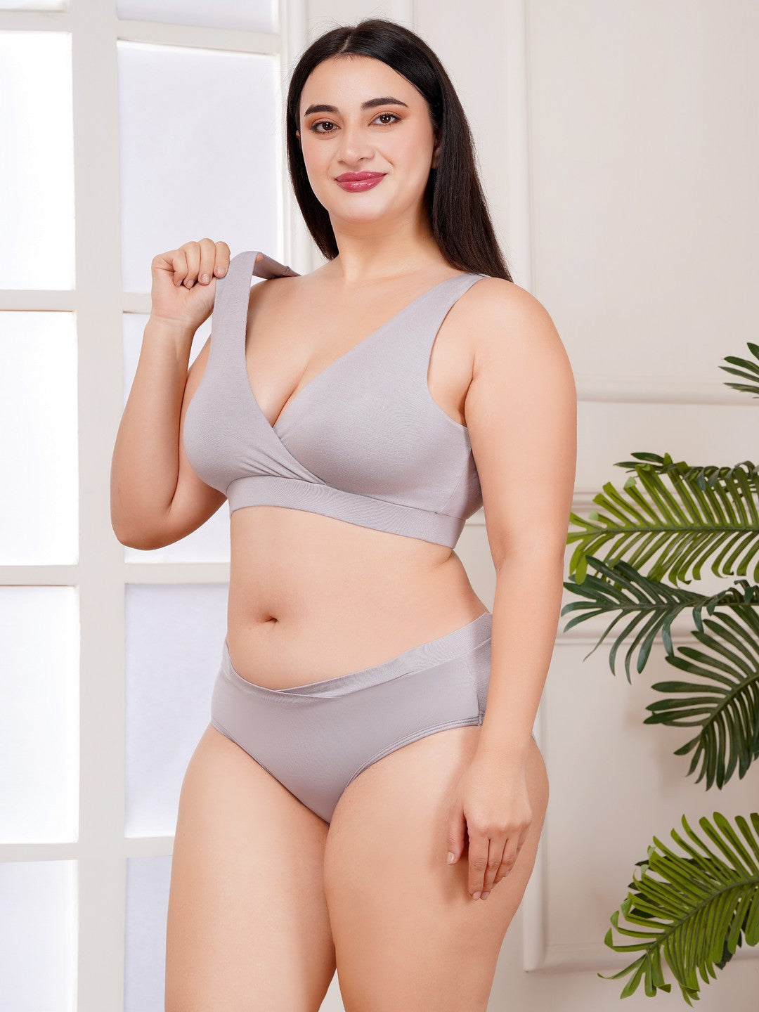 ComfortCare Seamless Wire-Free Nursing Bra & Panty Set (ZALEENA SET)