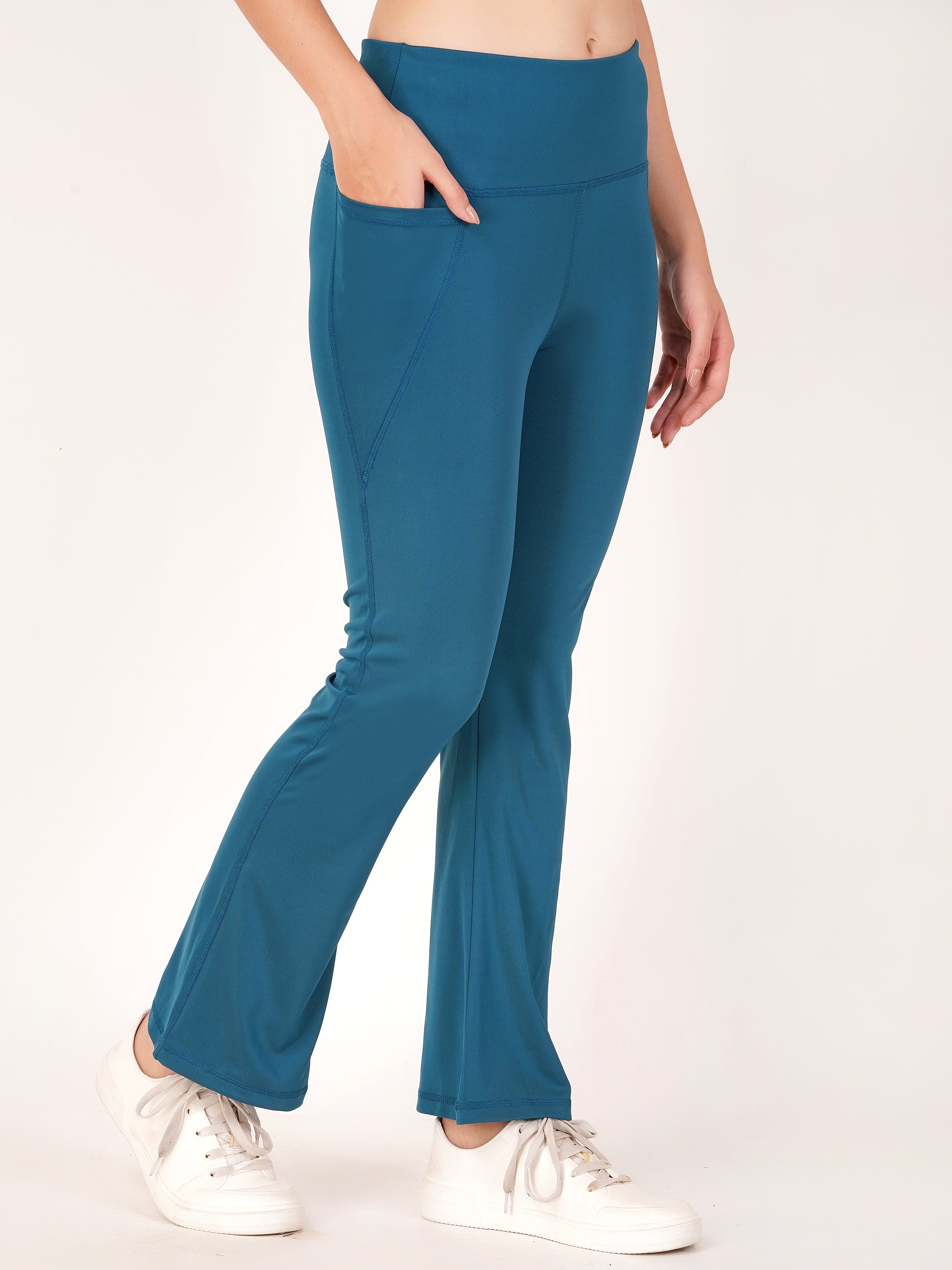 The Everywhere Flare Leggings | Deep Teal