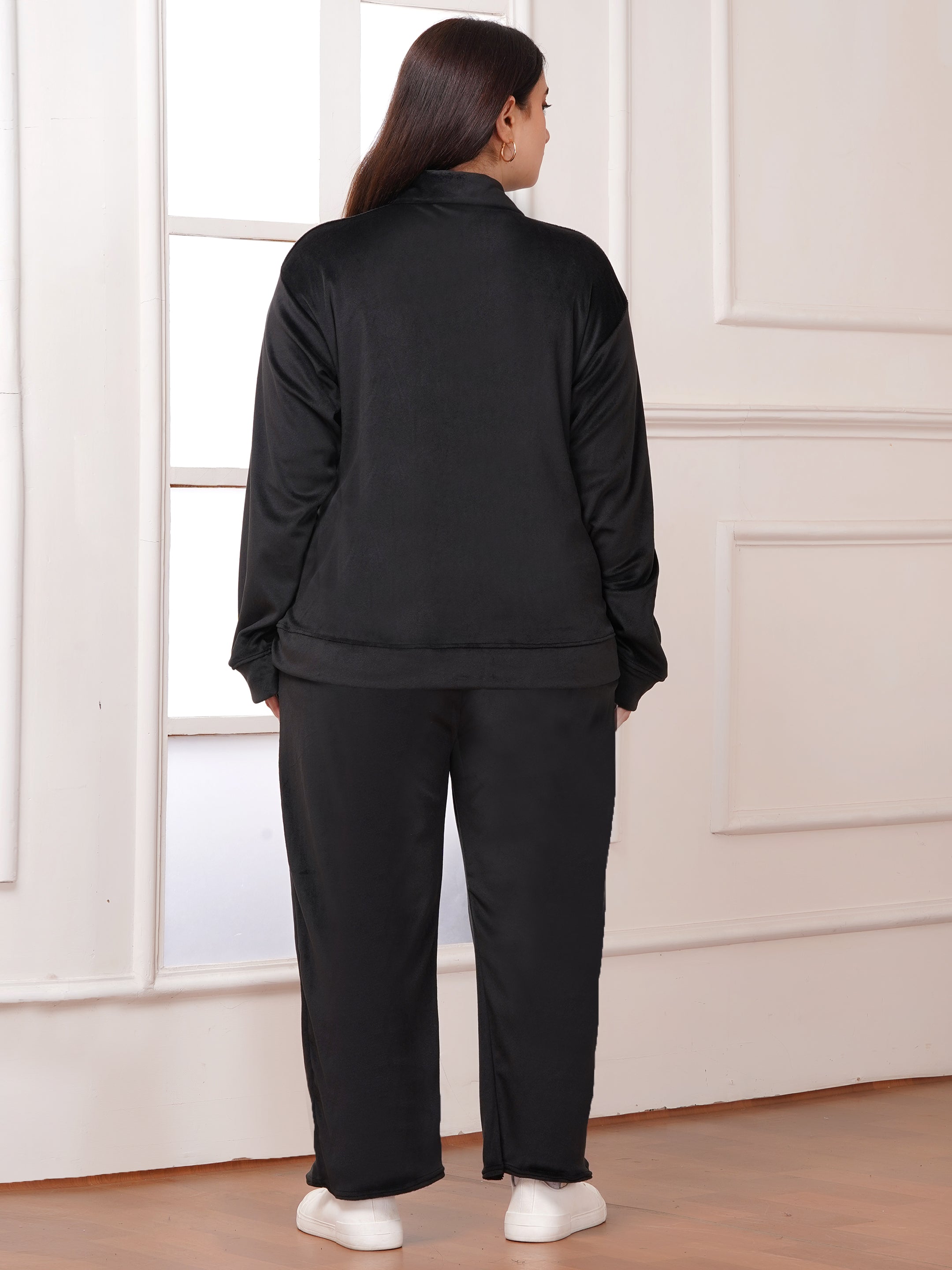 Luxury Winter Fleece Co-ord Set | Zip-Front Jacket & Relaxed Joggers