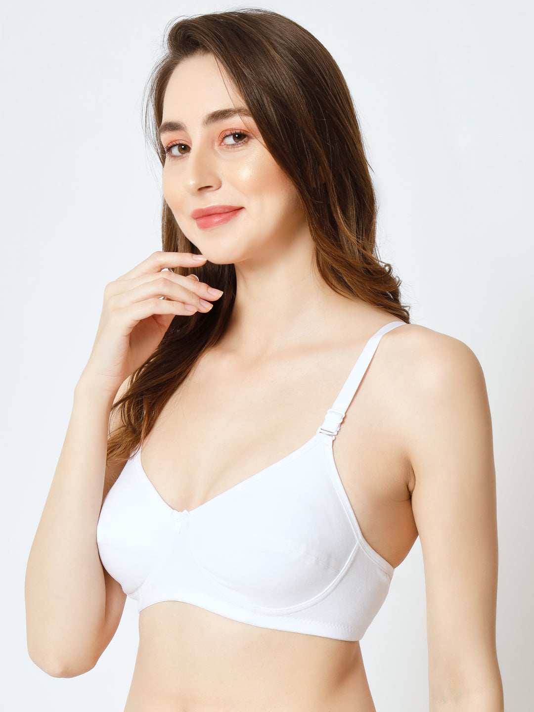 Effectinn Non-Padded Non-Wired Full Cup T-shirt, seamless Bra (1256)