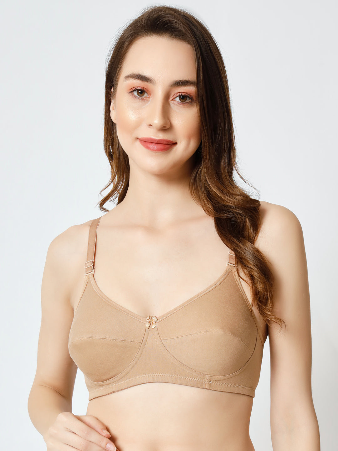 Effectinn Non-Padded Non-Wired Full Cup T-shirt, seamless Bra (1256)