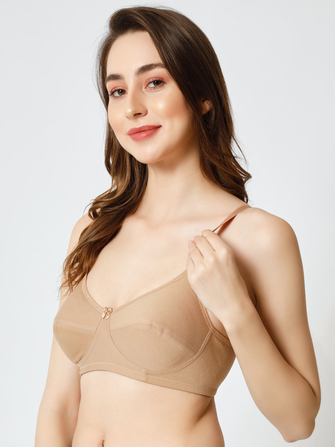 Effectinn Non-Padded Non-Wired Full Cup T-shirt, seamless Bra (1256)