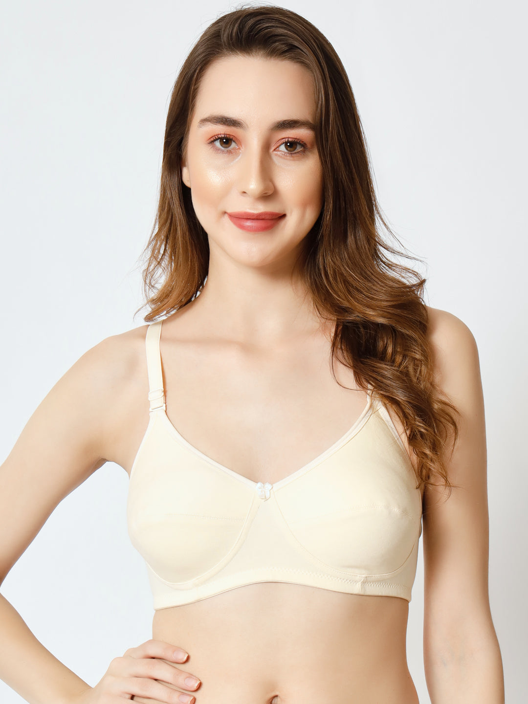 Effectinn Non-Padded Non-Wired Full Cup T-shirt, seamless Bra (1256)