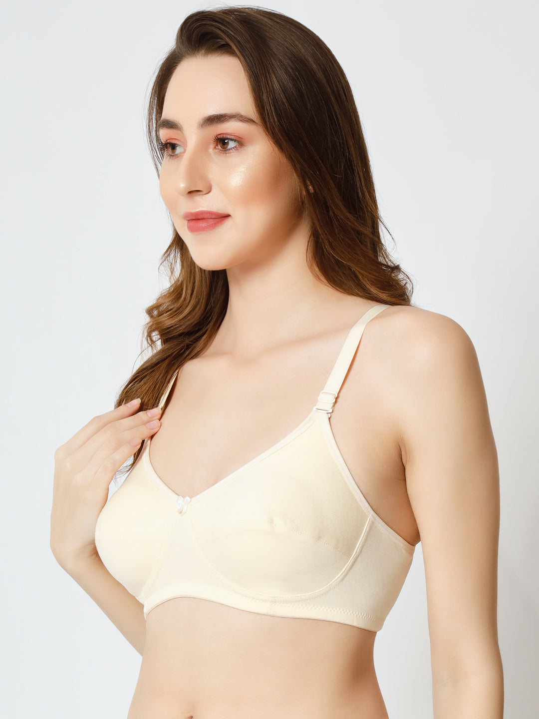 Effectinn Non-Padded Non-Wired Full Cup T-shirt, seamless Bra (1256)