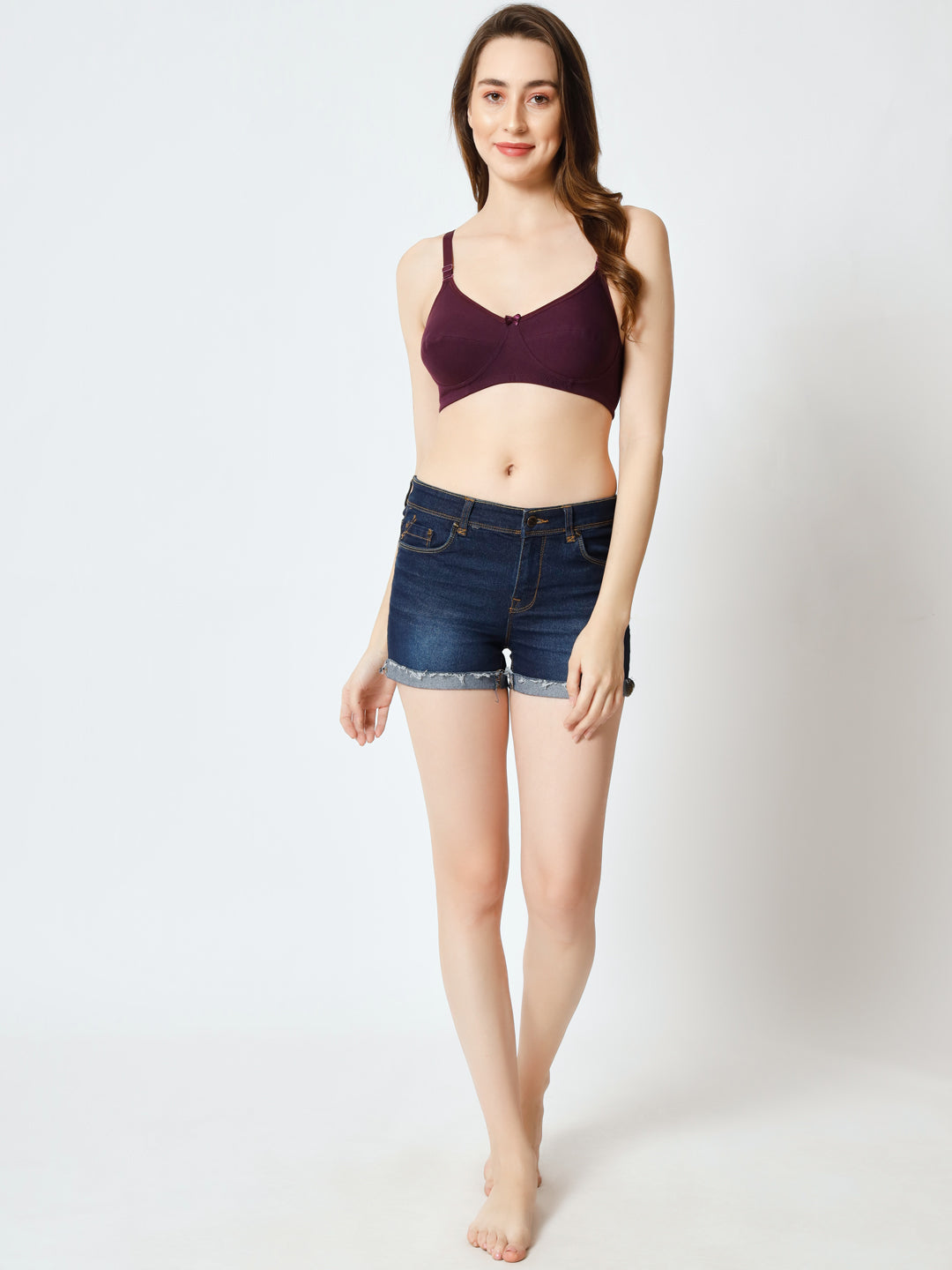 Effectinn Non-Padded Non-Wired Full Cup T-shirt, seamless Bra (1256)